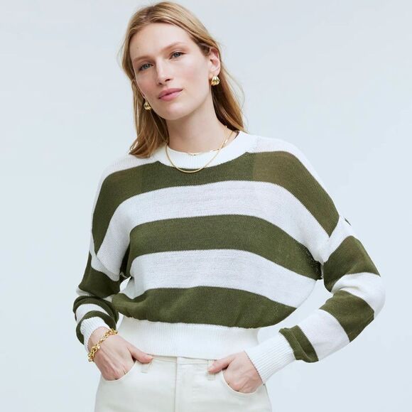 NWT Madewell -Knit Crewneck Sweater - Picture 5 of 10